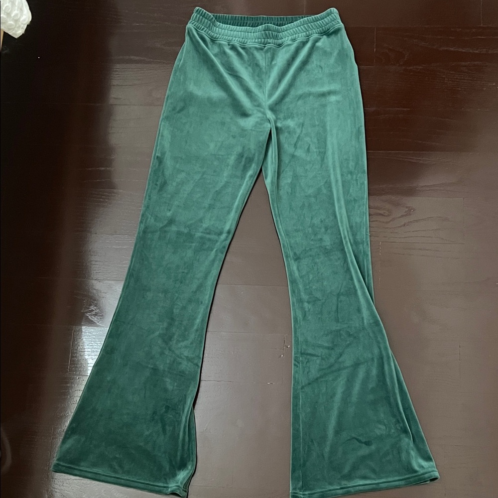 Hollister Velour Tracksuit flared track pants Velvet size S